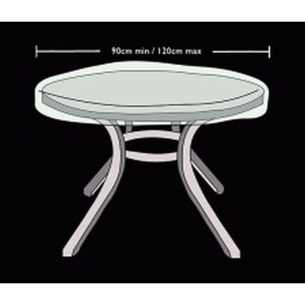 Circular Table Cover Prestige Grey, Garden Table Cover Round 120cm