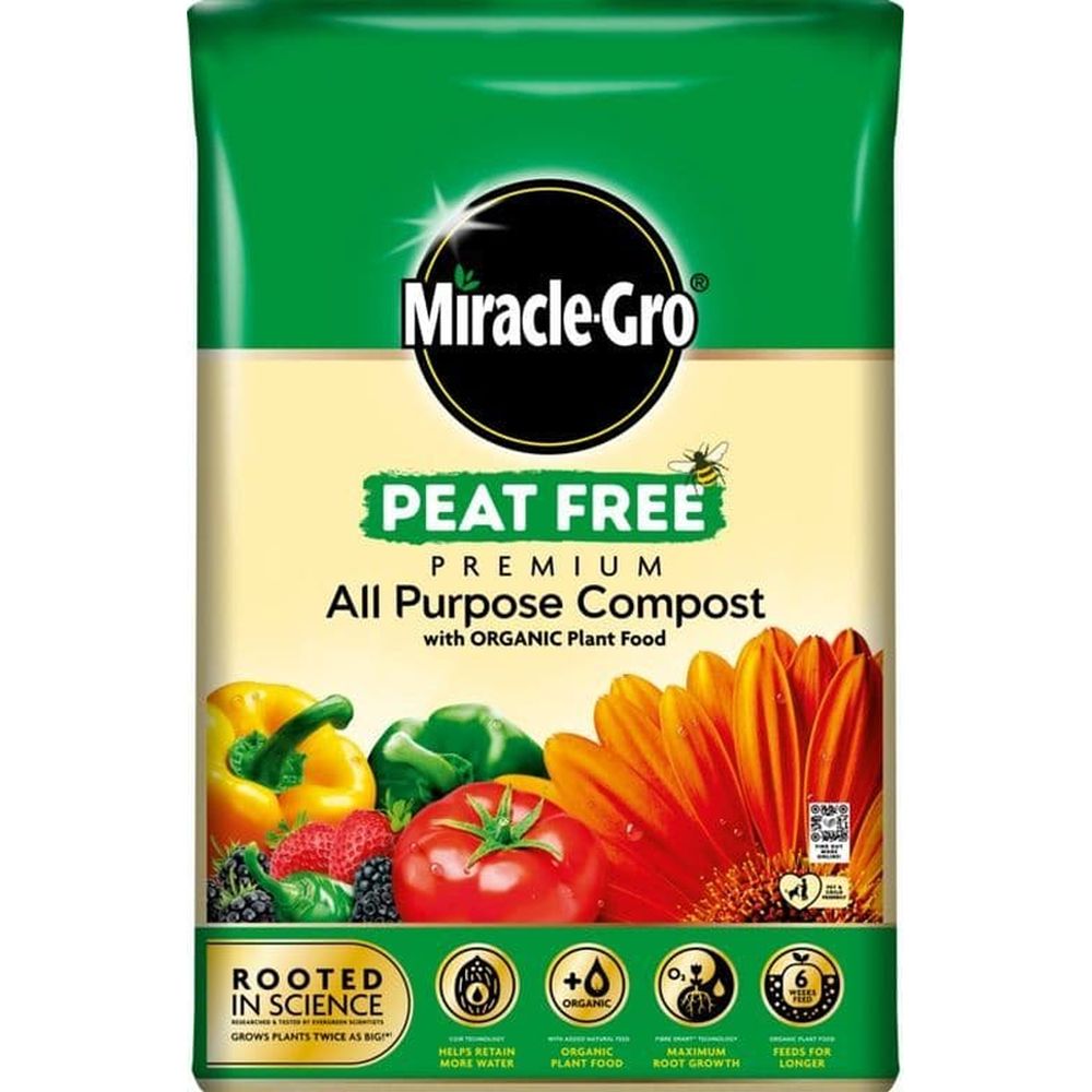 MIRACLE-GRO AP ORGANIC PEAT FREE 40L