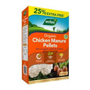 Organic Chicken Manure Pellets 2.25kg + 25% extra