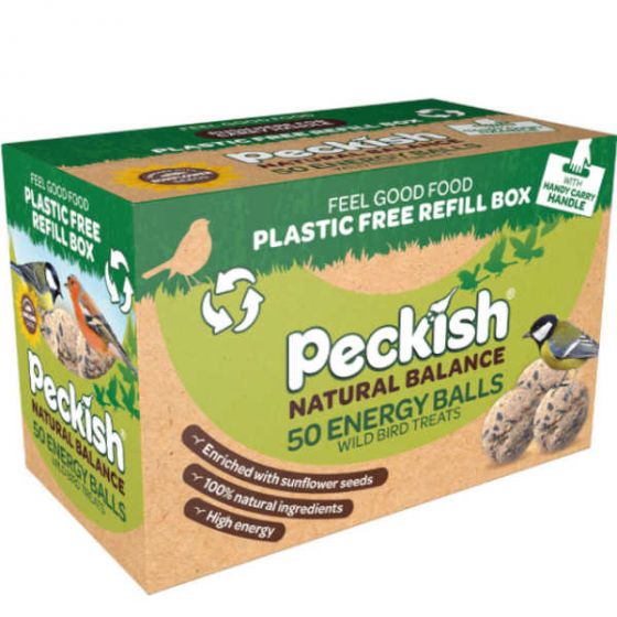 Peckish Natural Balance Energy Balls 50 Refill Box