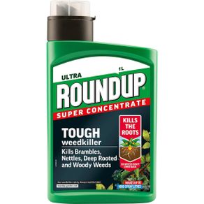 Roundup Concentrate TOUGH Weedkiller 1lt